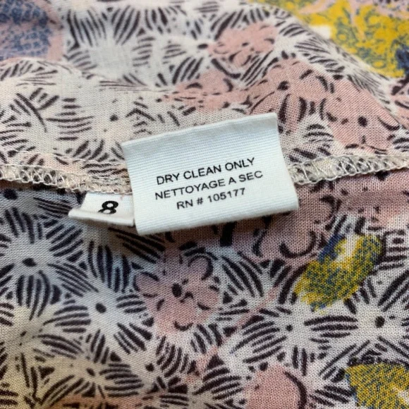 Ulla Johnson Remy Puff Sleeve Floral Blouse Womens 8 Cotton Blend Ivory Boho - Picture 14 of 16